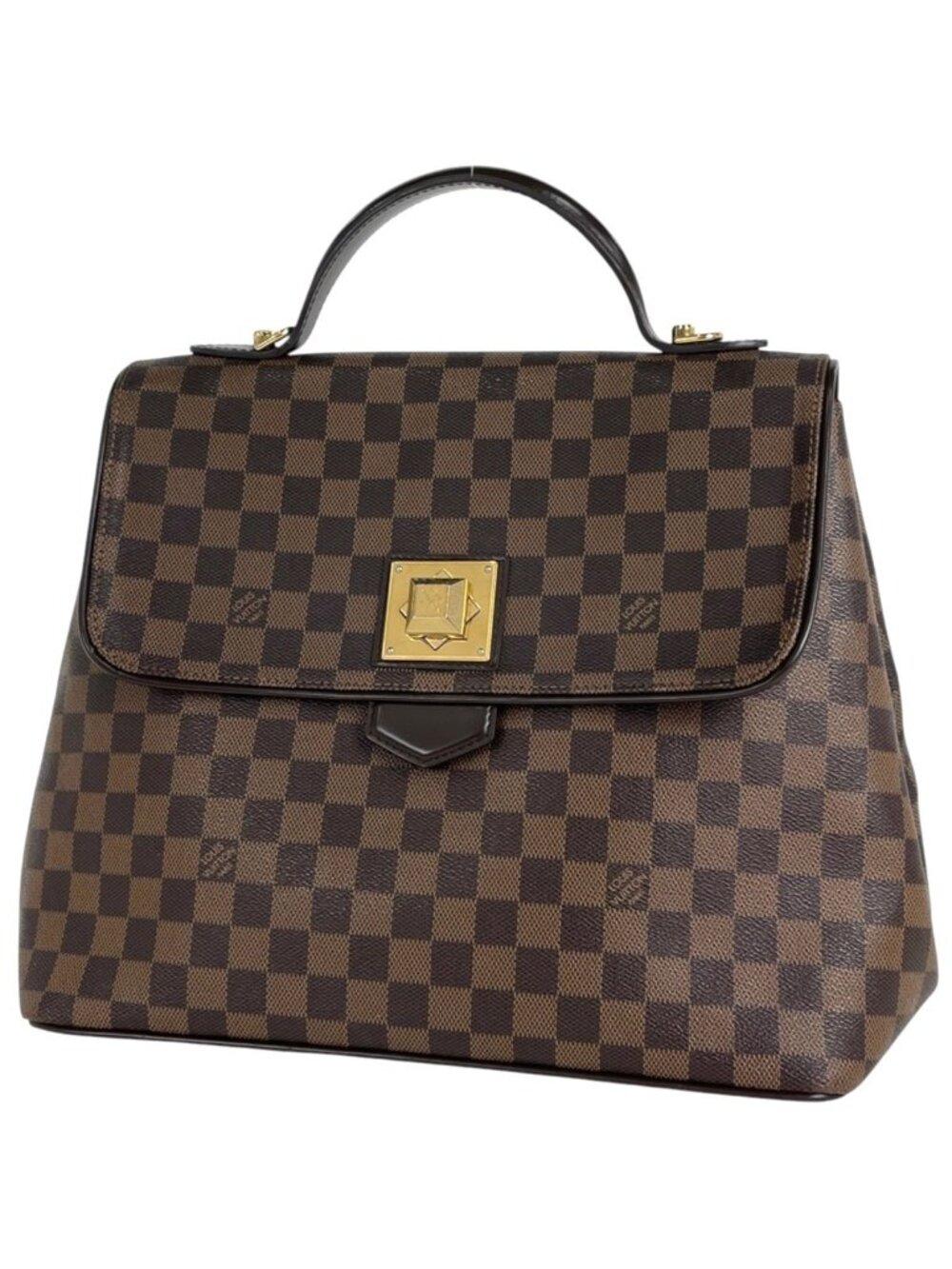 Louis Vuitton Bergamo MM Handbag 2-Way Damier Brown